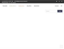 Tablet Screenshot of gruenerstromlabel.de